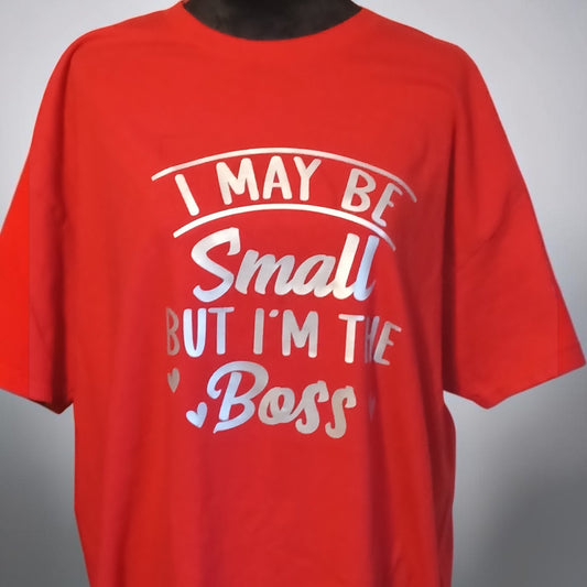Small But I'm the Boss T-Shirt – Cute Boss Lady Graphic Tee for Women