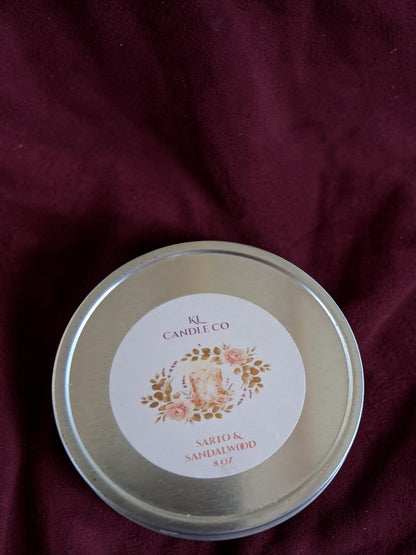 Palo Santo Sandalwood  Soy Candle