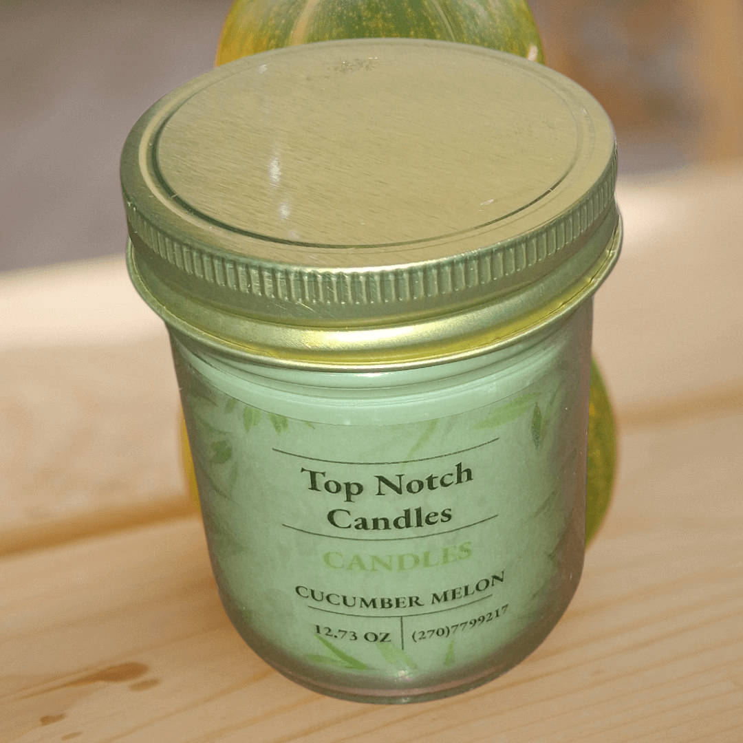 Kevinlawzp cucumber melon soy candle fresh scent